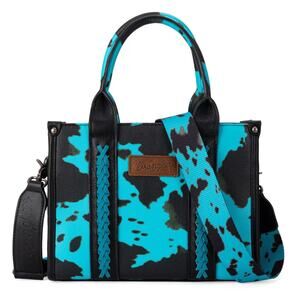 Wrangler Cow Turquoise Tote/Crossbody *NEW in Package*
